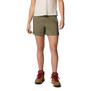 Columbia Women's Silver Ridge 4" Utility Short - Stone Green, Size 16