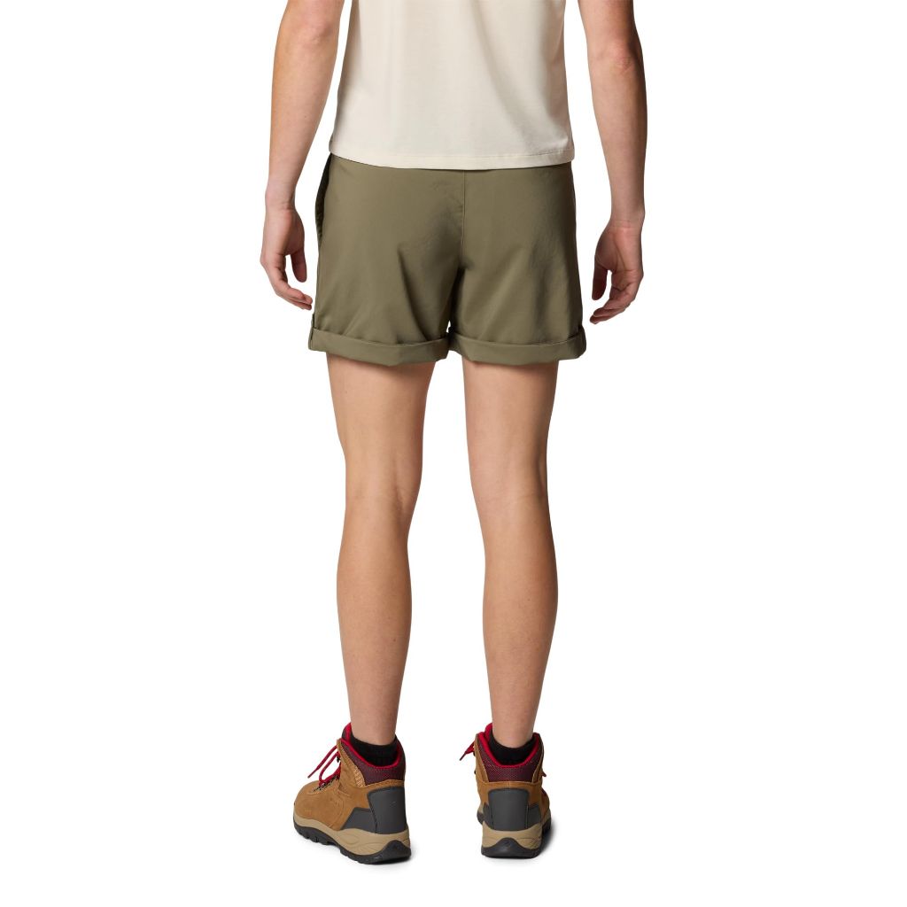 Columbia Women's Silver Ridge 4" Utility Short - Stone Green, Size 16