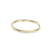 Swarovski 'Dextera Octagon' Women's Gold Plated Metal Bracelet - Gold M