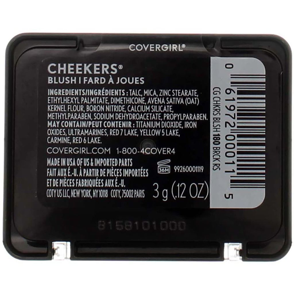CoverGirl Cheekers Face Blush, Brick Rose - 3oz