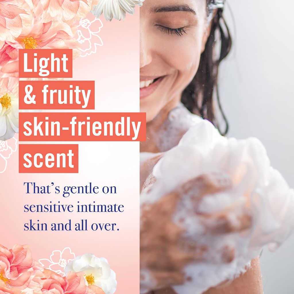 Vagisil Feminine Wash for Intimate Area Hygiene - Peach Blossom, 12 fl. oz. (3 Pack)