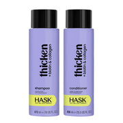 HASK Thicken + Biotin &  Collagen  Shampoo + Conditioner Set, 16 fl. oz.