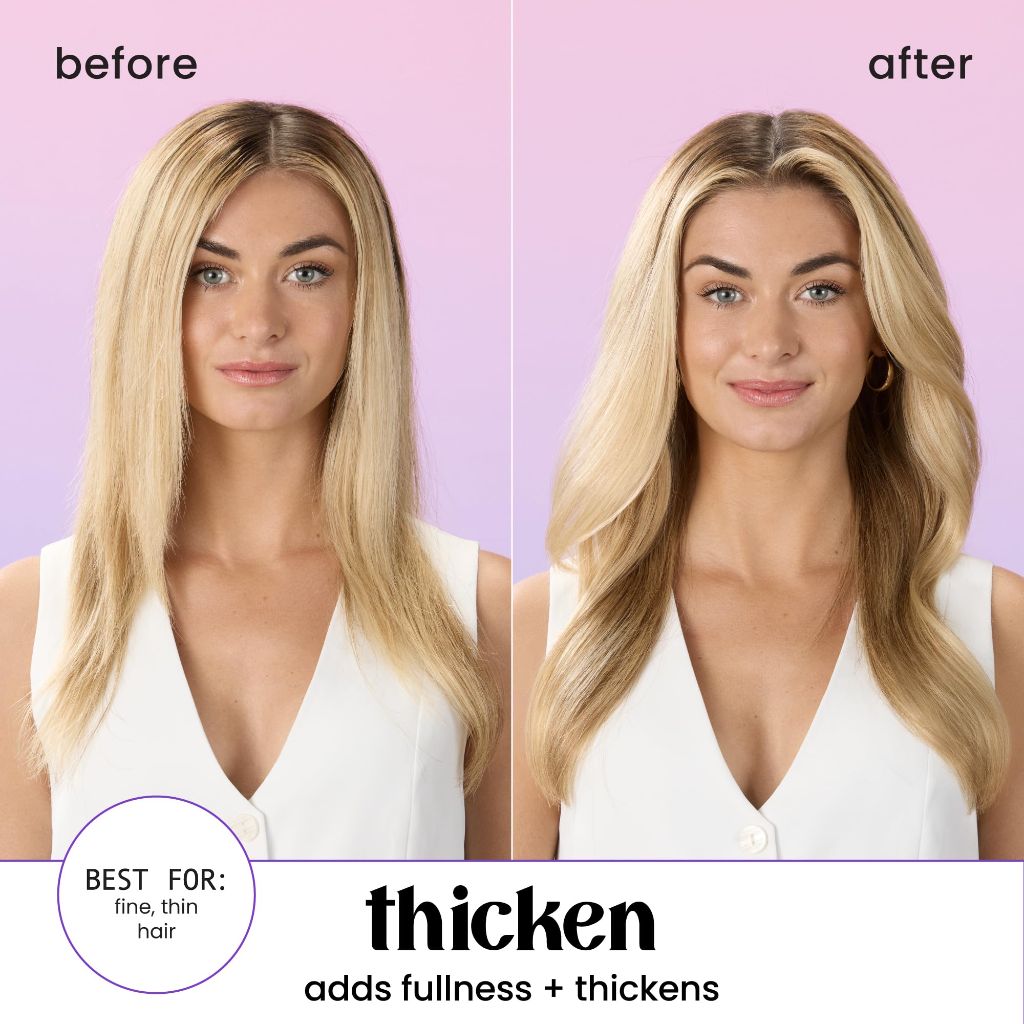 HASK Thicken + Biotin &  Collagen  Shampoo + Conditioner Set, 16 fl. oz.