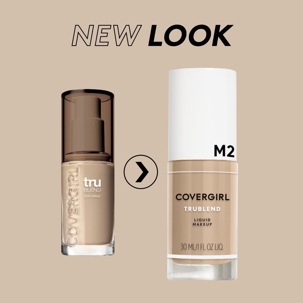 COVERGIRL truBlend Liquid Foundation Makeup - Toasted Almond D6, 1 fl. oz.