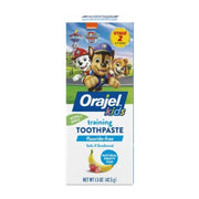 Orajel Kids Paw Patrol Training Toothpaste, Fluoride-Free - Natural Fruity Fun Flavor, 1.5 oz
