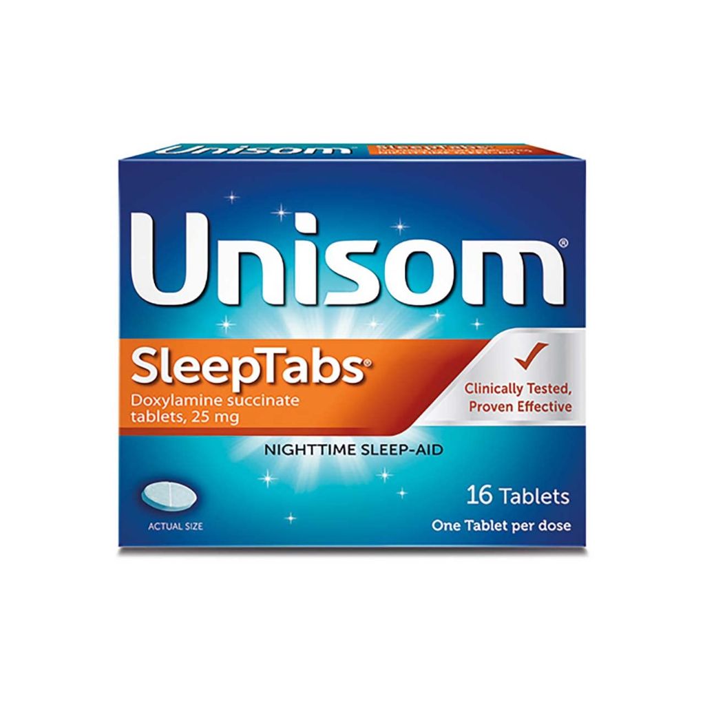 Unisom Sleep Tabs 25mg Doxylamine Succinate - 16ct.