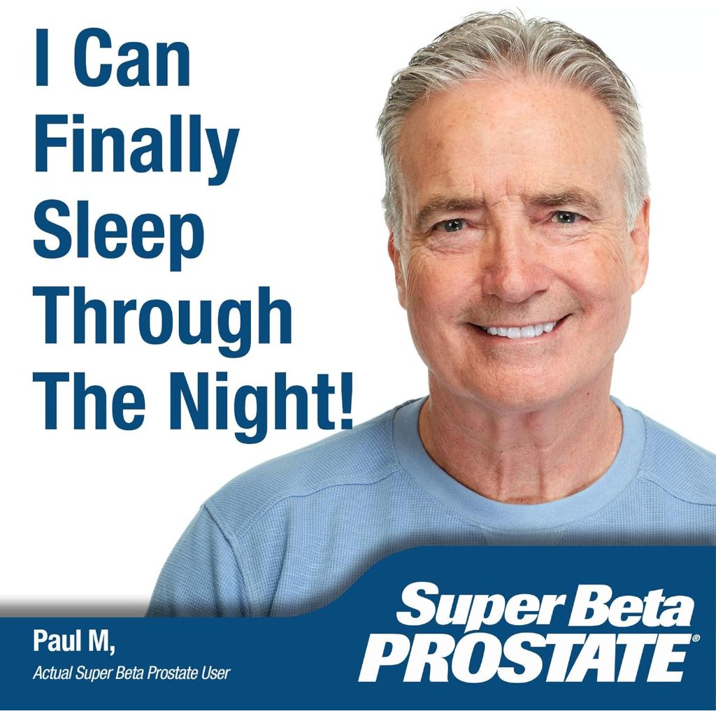 Super Beta Prostate Support Supplement for Men's Health - 60ct