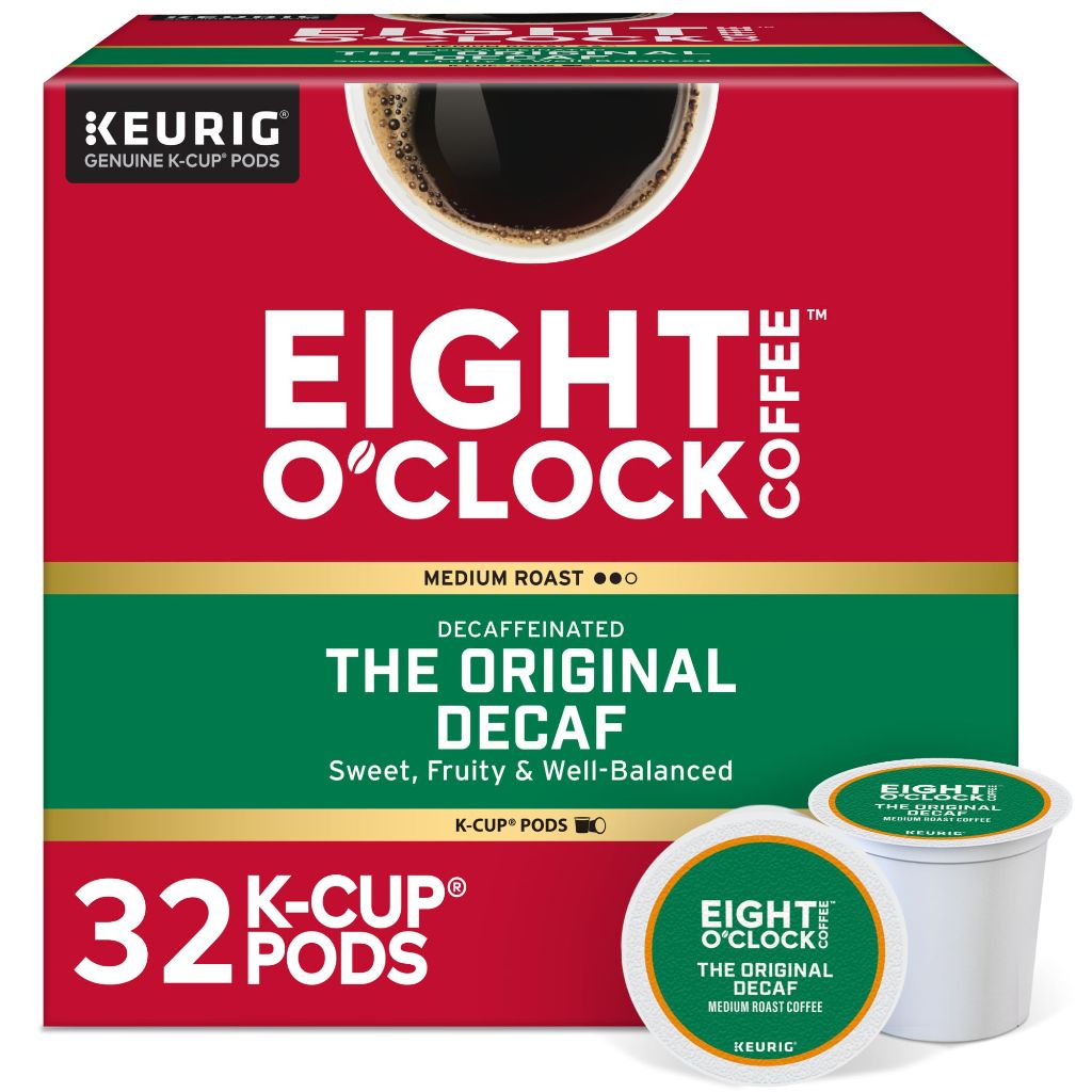 Eight O'Clock Coffee The Original Decaf Keurig K-Cup Coffee Pods, 32ct.