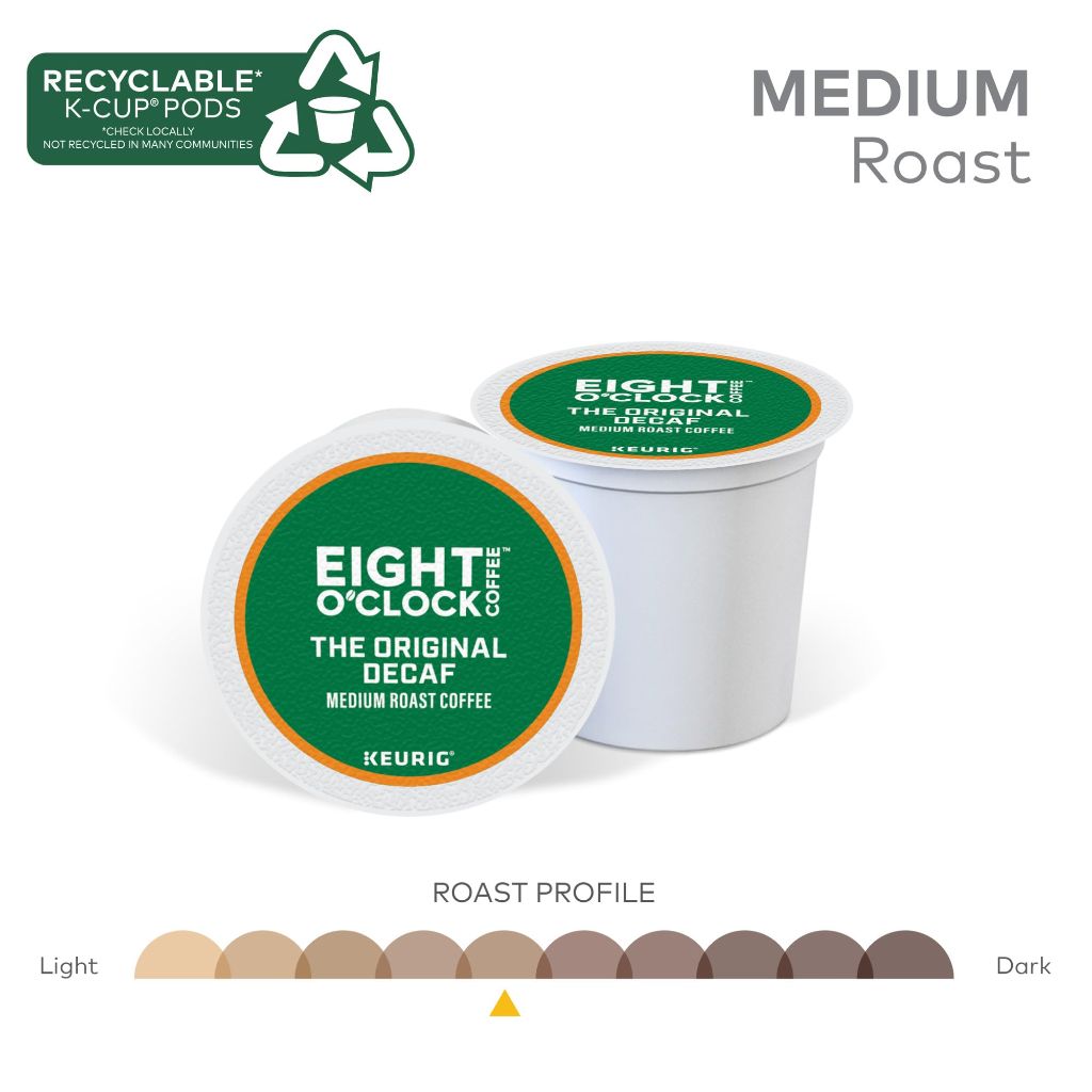 Eight O'Clock Coffee The Original Decaf Keurig K-Cup Coffee Pods, 32ct.