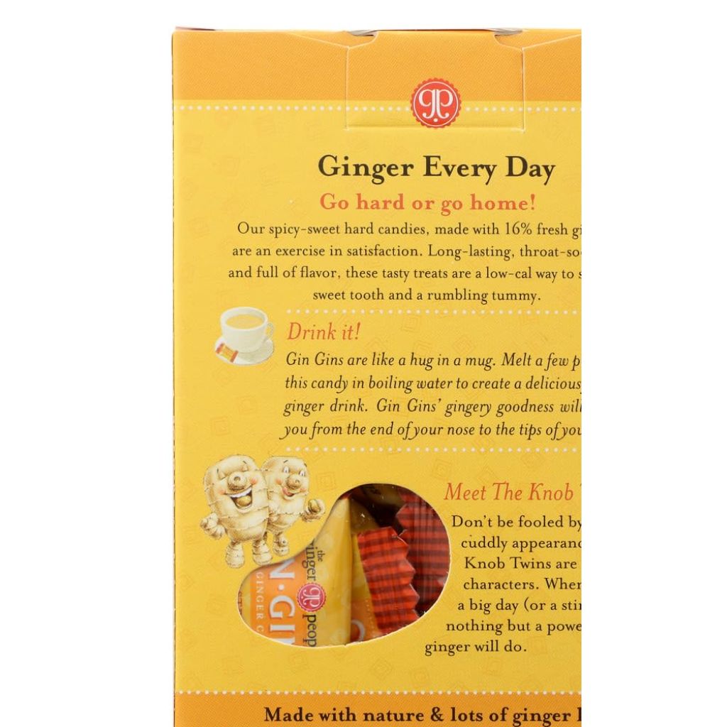 Ginger People Ginger Hard Candy - 3 Boxes