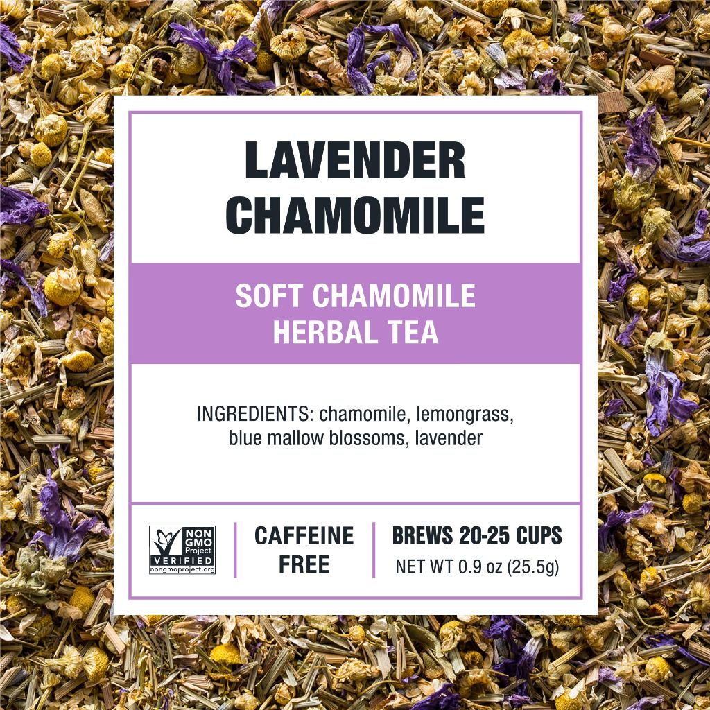 Tiesta Tea - Lavender Chamomile Herbal Tea, Loose Leaf, Resealable Pouch, 25 Cups, 0.9 Ounce