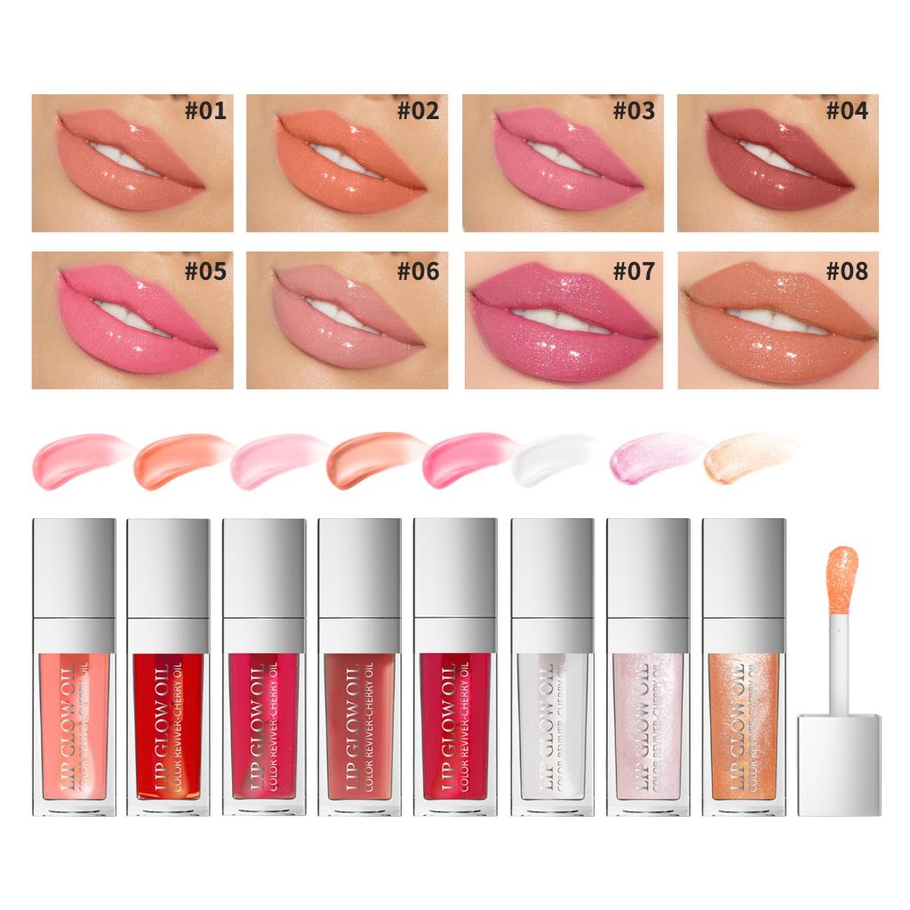 Gavacy Ultimate Luxe Lip Oil Hydrating Fruit-Flavored Oils (#05, SINGLE)