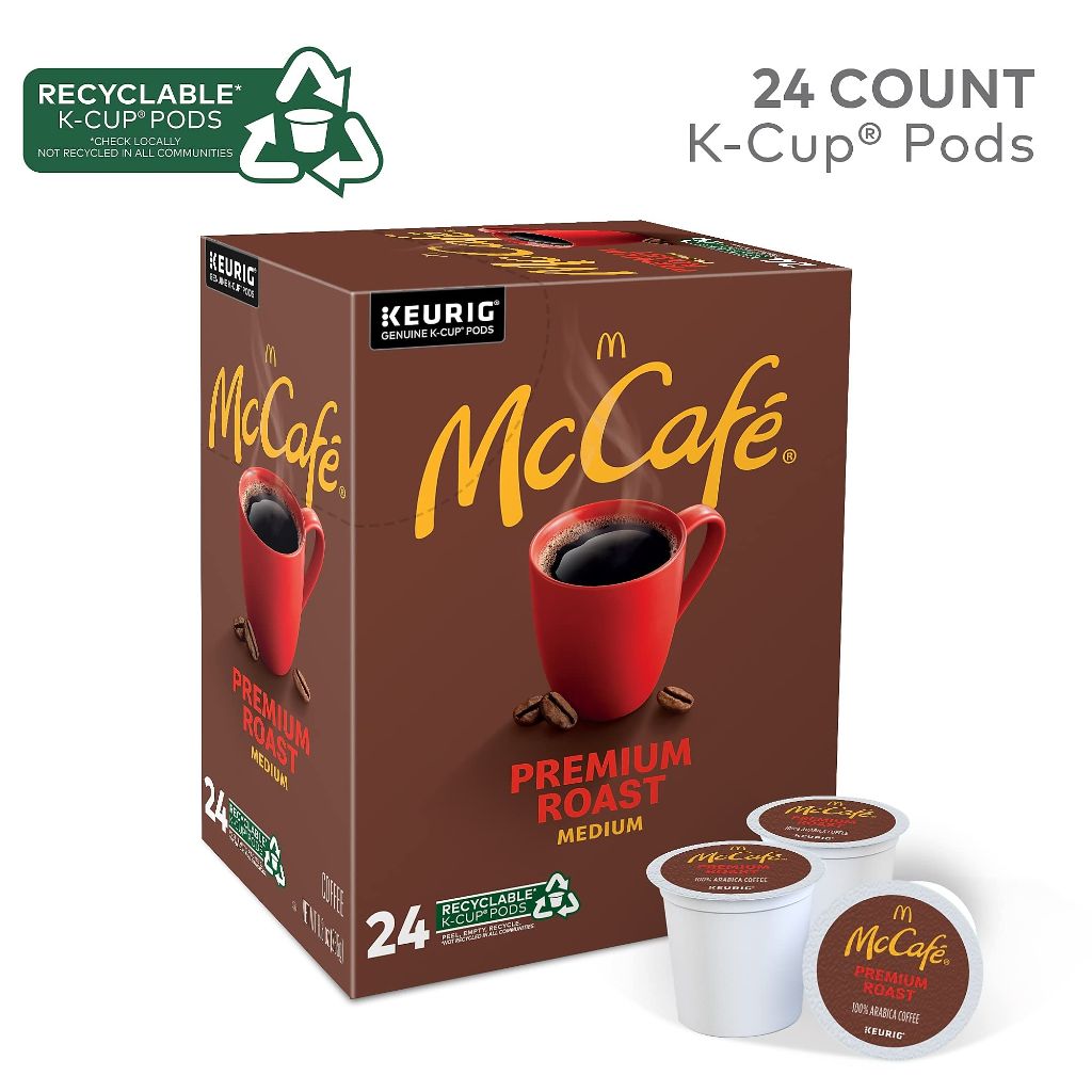 McCafe Premium Roast Keurig K-Cup Coffee Pods, 24ct.