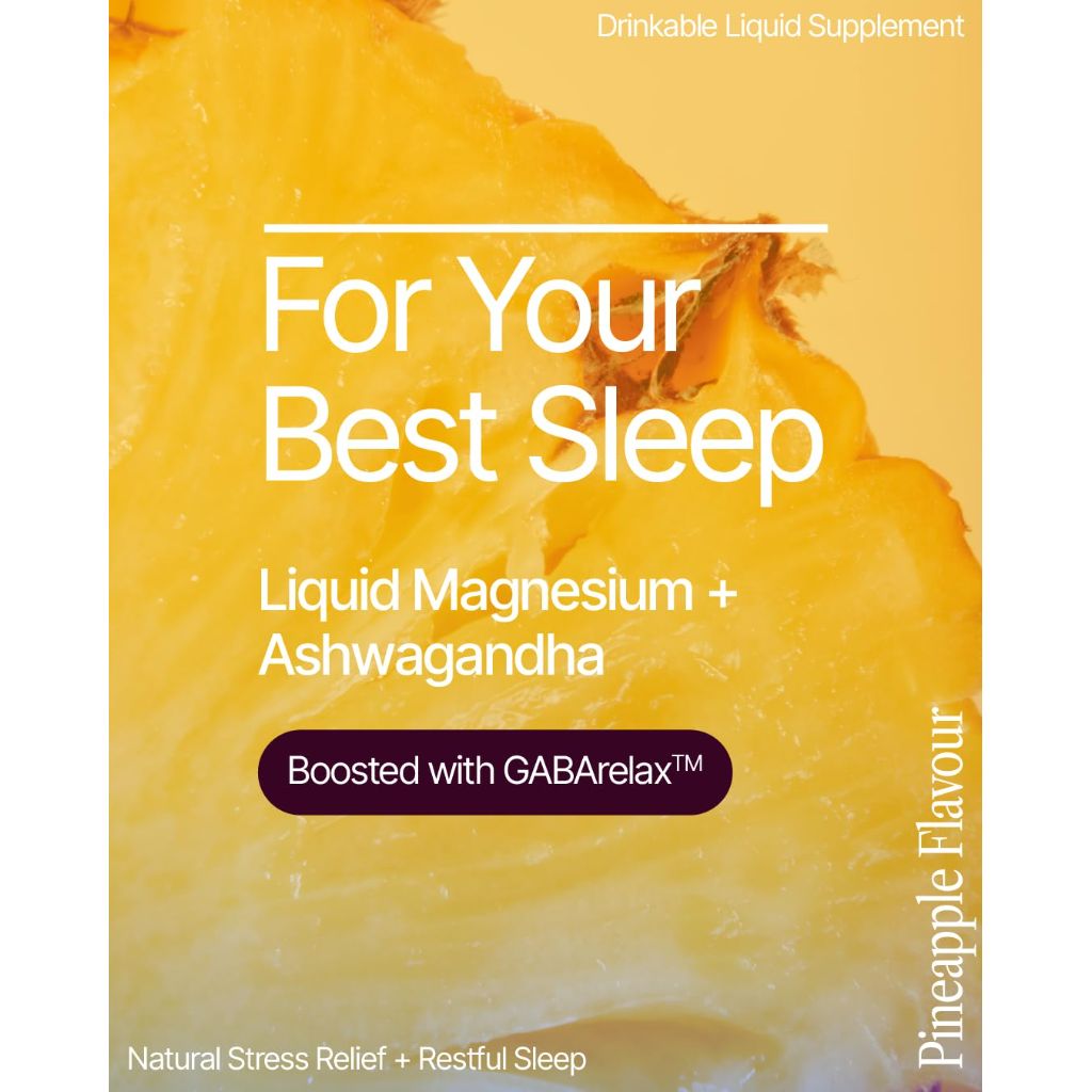 BeMe Magnesium Drink for Sleep - Melatonin-Free Magnesium for Sleep with Ashwagandha,  - 15 Sachets