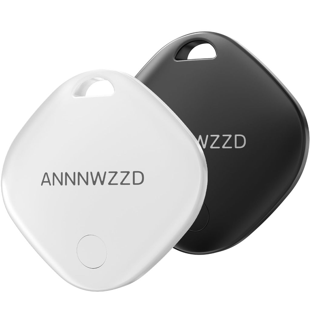 ANNNWZZD Tags 2 Pack Item Finders (iOS Only) - White/Black