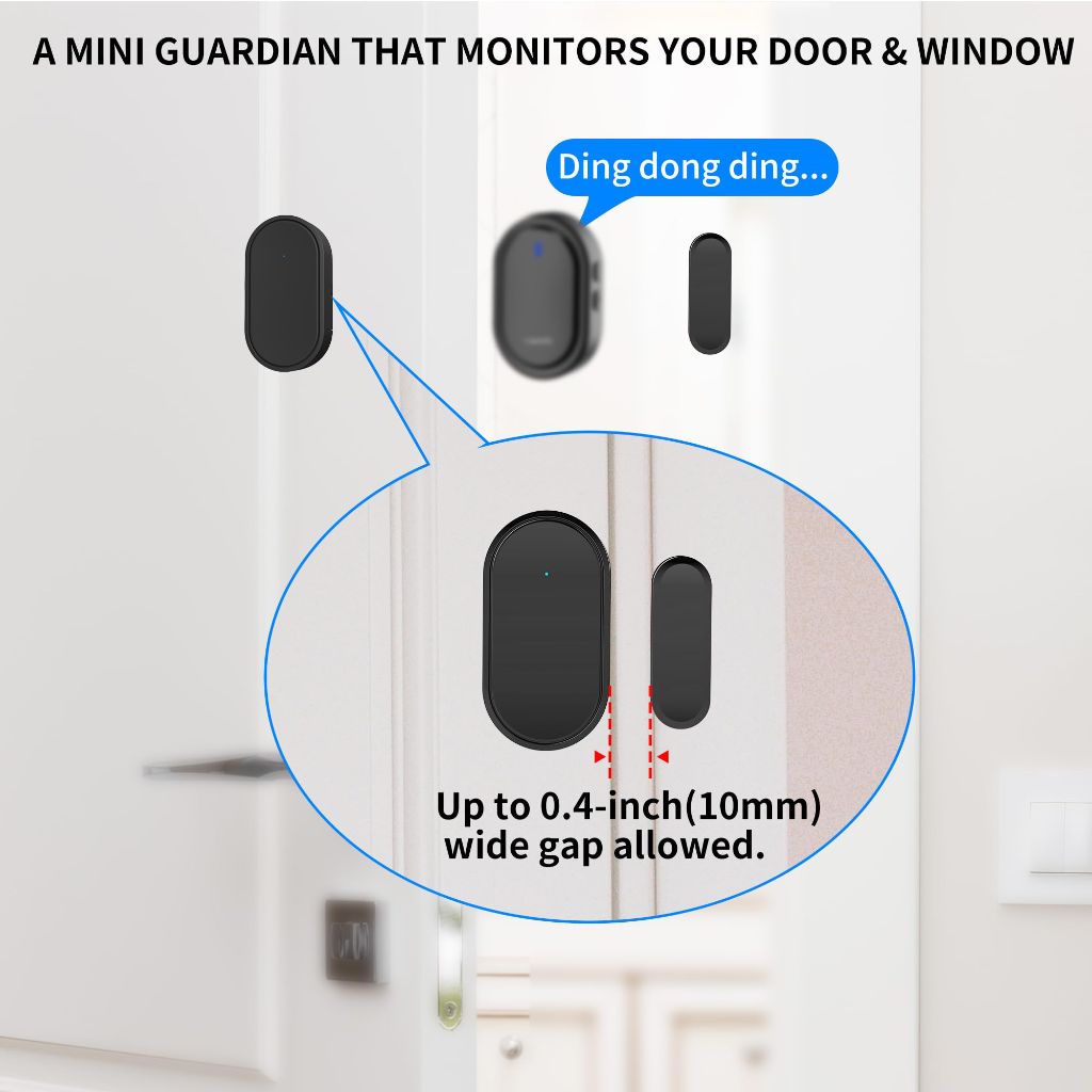 Smart Alarm System - Wireless Doorbell Alarm Kit