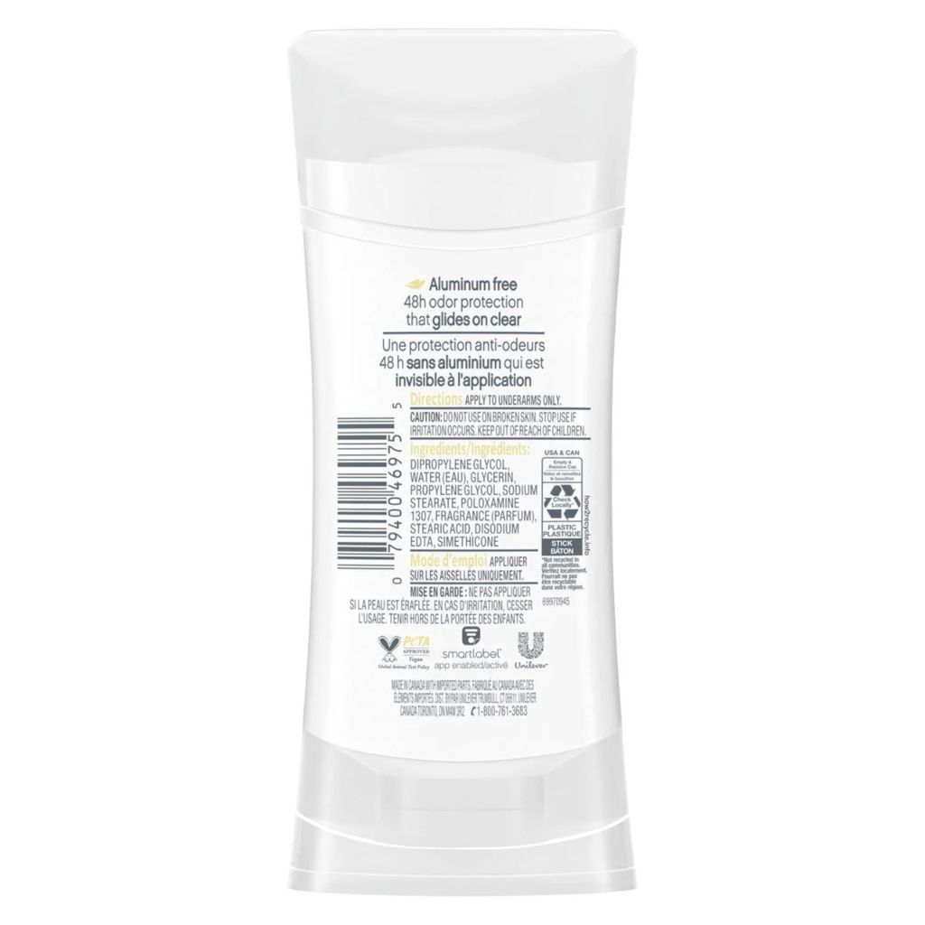 Dove Women's Aluminum Free Deodorant for Sensitive Skin - 2.6oz (3pk)
