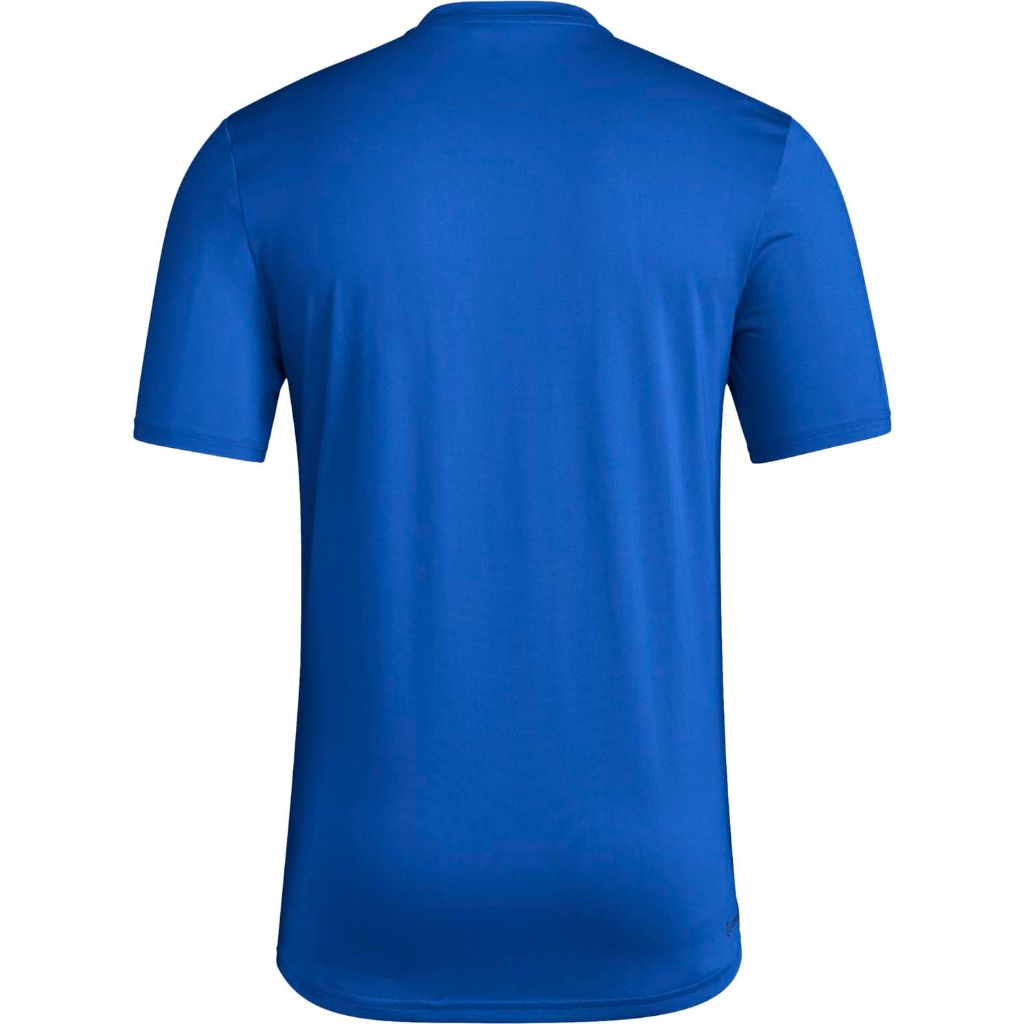adidas Men's MLS Pre-Game Short Sleeve T-Shirt - San Jose Earthquakes, Royal Blue (Small)