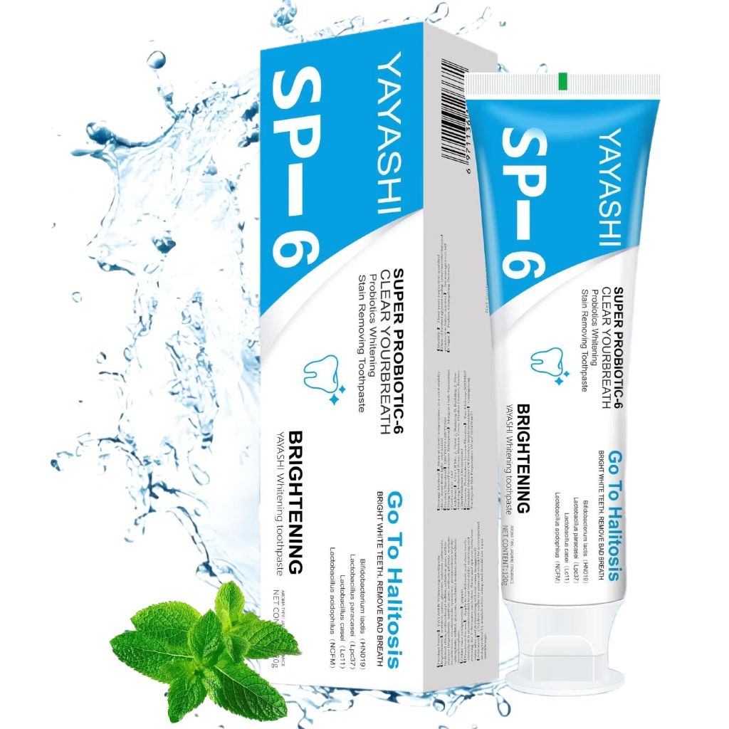 SP-6 Super Probiotic-6 Brightening Toothpaste - 120g.