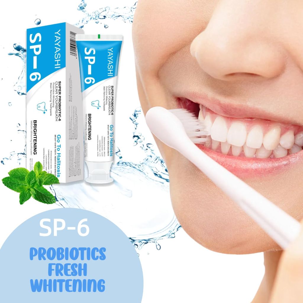 SP-6 Super Probiotic-6 Brightening Toothpaste - 120g.
