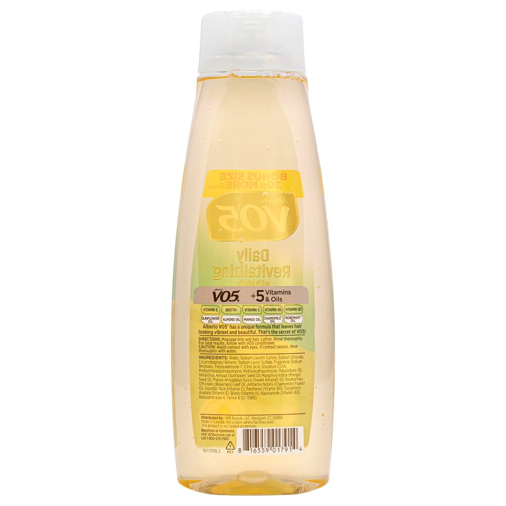 Alberto VO5 Daily Revitalizing Enriching Shampoo Infused with Biotin - 15 fl. oz.