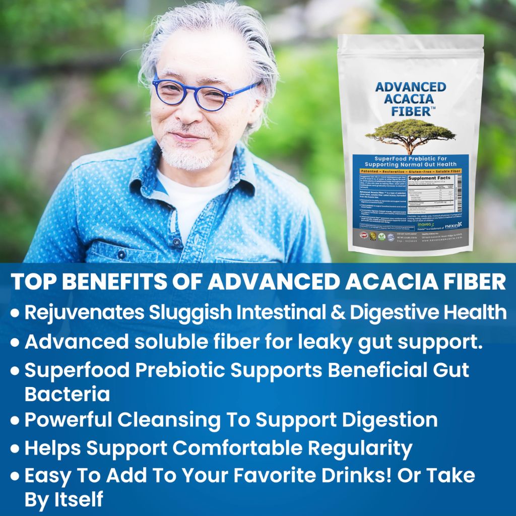 Advanced Acacia Organic Soluble Fiber/Prebiotic Gut Repair Powder 2.5 Ibs