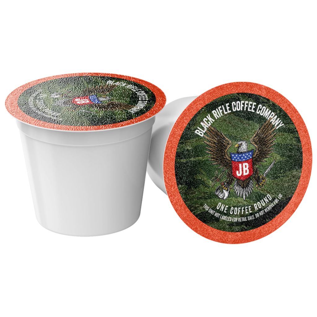 Black Rifle Coffee Company Just Black Medium Roast Keurig K-Cup Coffee Pods, 12ct.