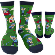 I'D RATHER BE CHASING Funny Socks - Golf (One Size)
