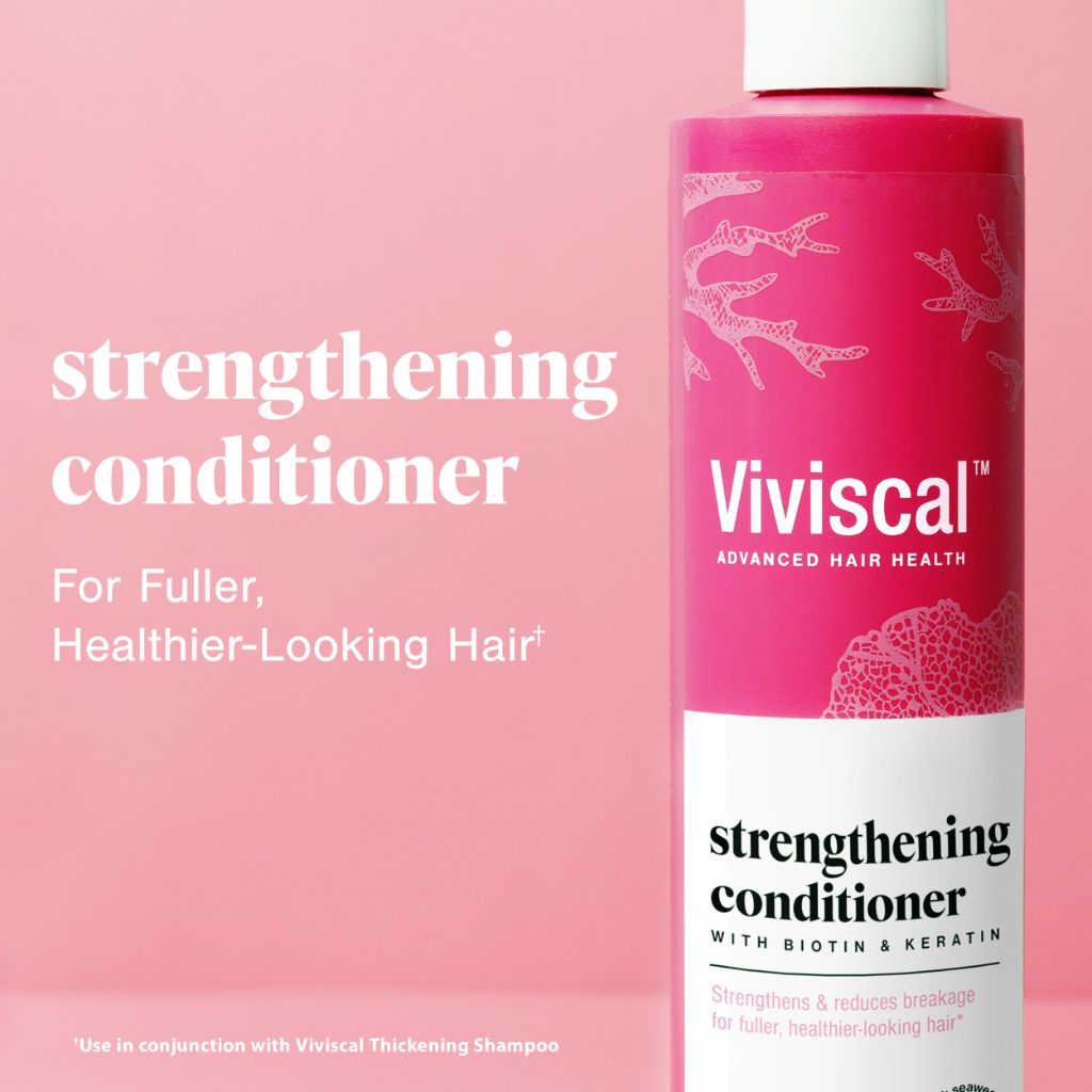 Viviscal Hair Strengthening Conditioner – Strengthens and Reduces Breakage – 250ml (8.45 Fl Oz)