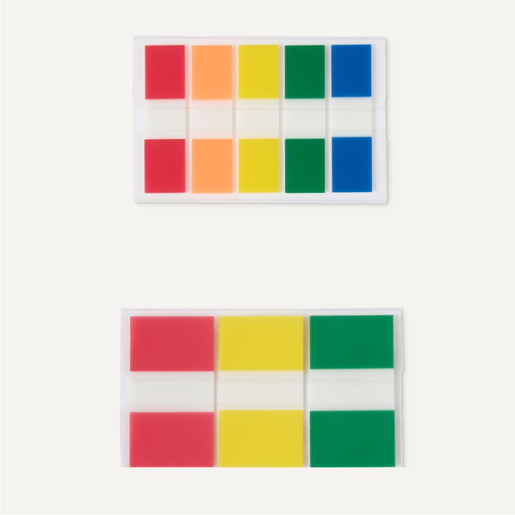 Amazon Basics Flags and Tabs Combo - Assorted Colors, 640pcs.