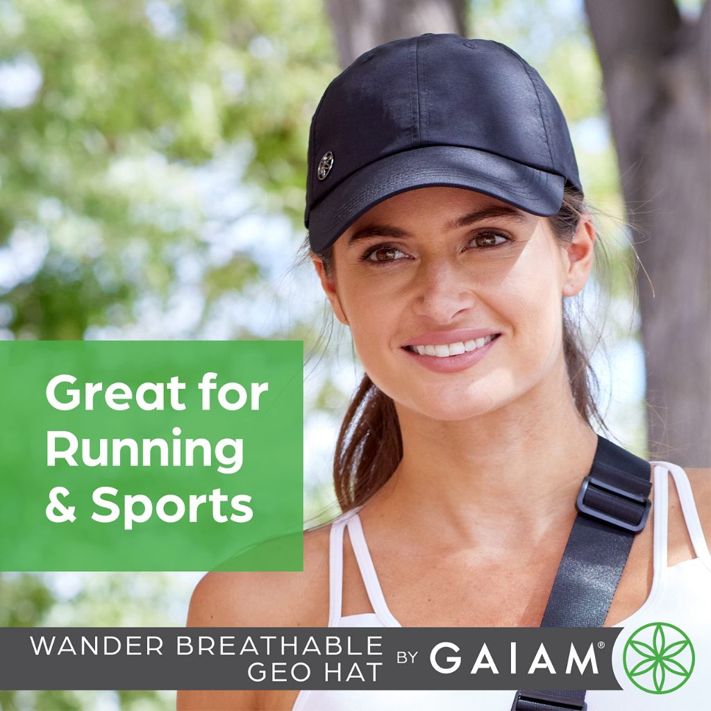 Gaiam Wander Breathable Geo Gray Hat - Dusk