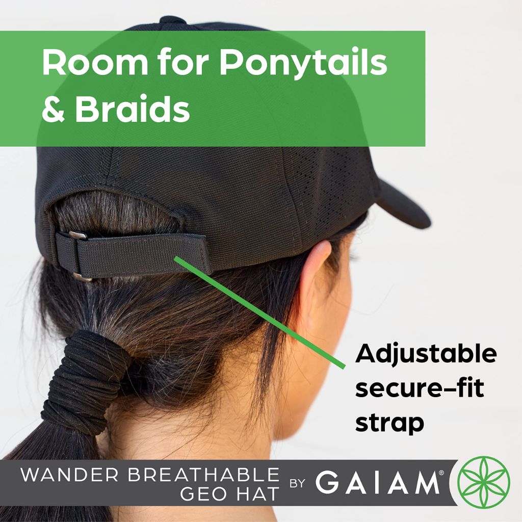 Gaiam Wander Breathable Geo Gray Hat - Dusk