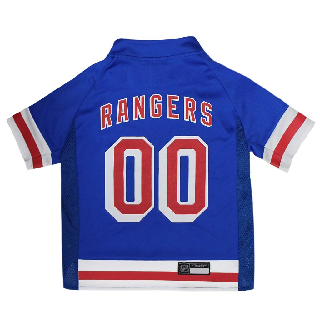 Pets First NHL New York Rangers Jersey for Dogs & Cats, X-Large