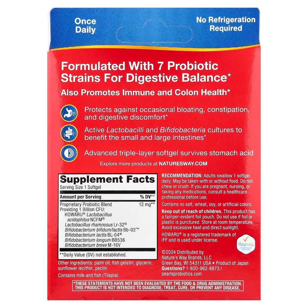 Pearls IC Intensive Care Probiotics, Capsules 90