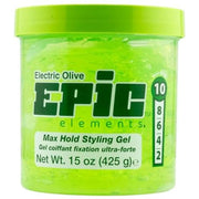 Epic Elements Max Hold Styling Gel - Electric Olive, 15oz