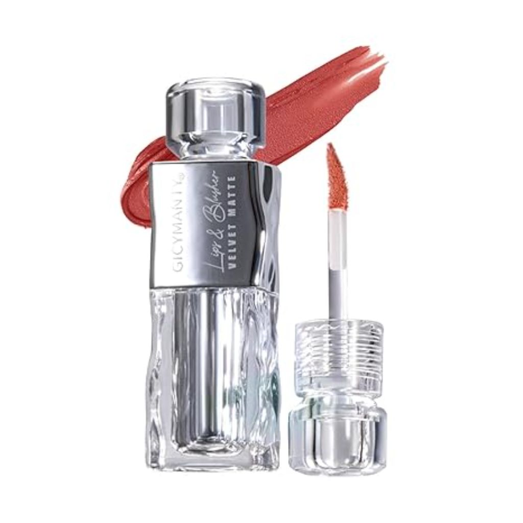 Lips & Blusher Velvet Matte Lip Stain & Cheek Tint - Maraschino Cherry
