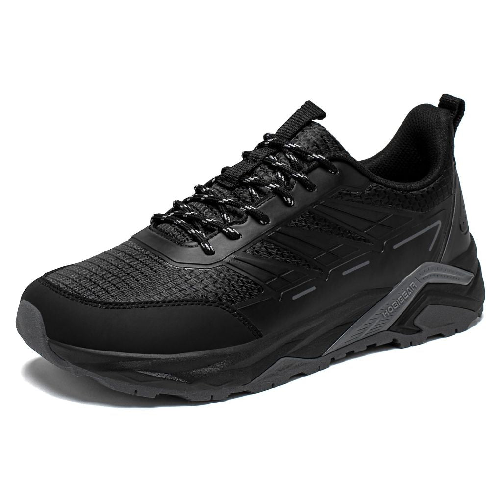 HOBIBEAR Men's Trail Hiking Shoes Wide Fit - Black, 11 Wide Men