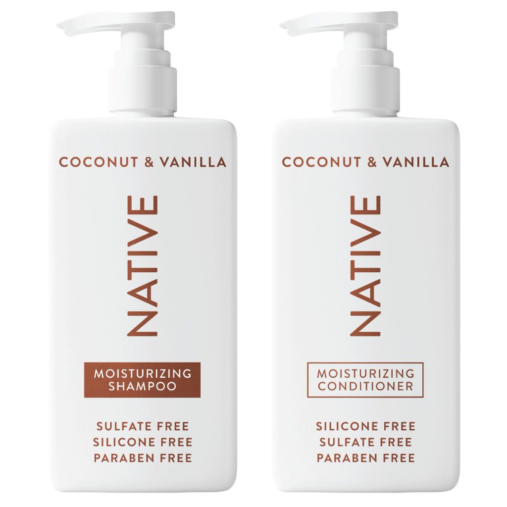 Native Coconut & Vanilla Shampoo and Conditioner - 2-Pack