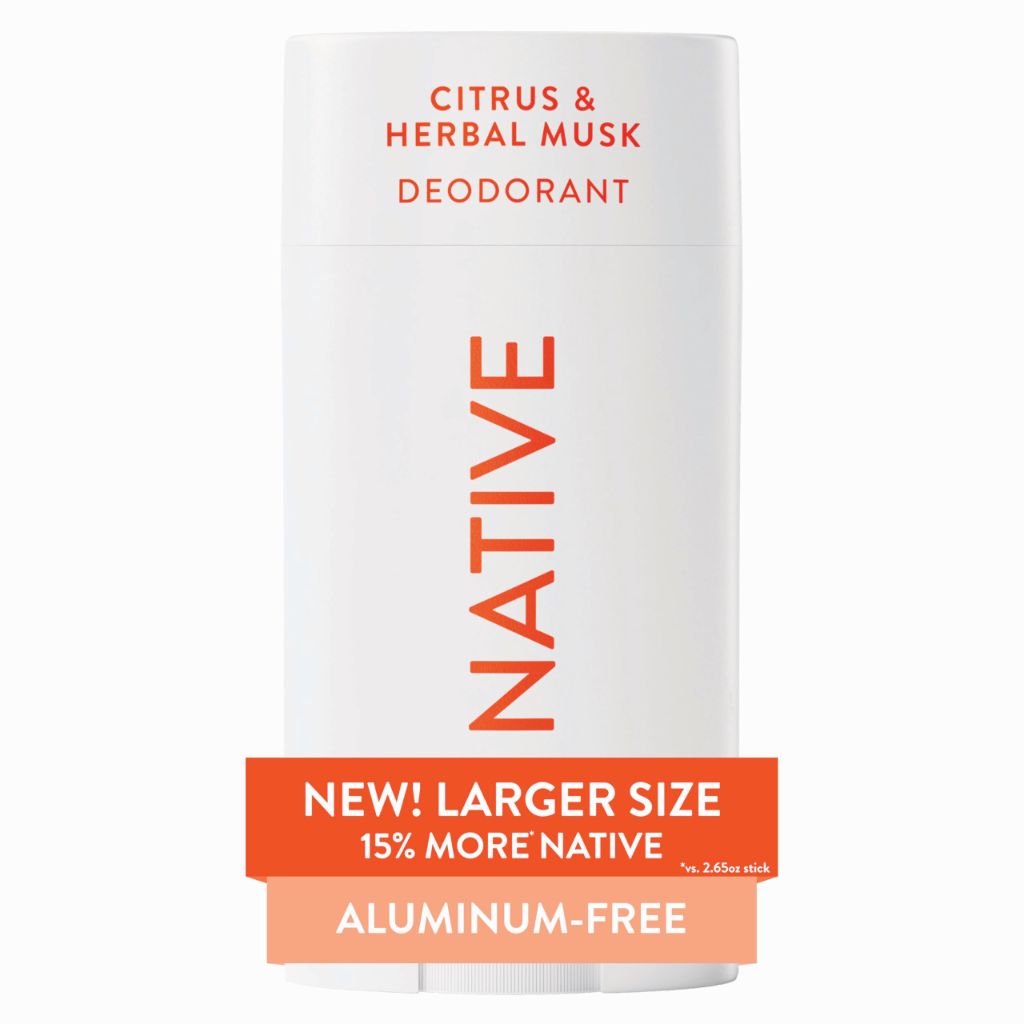 Native Aluminum Free Clean Deodorant - Citrus & Herbal Musk, 3.1 oz.