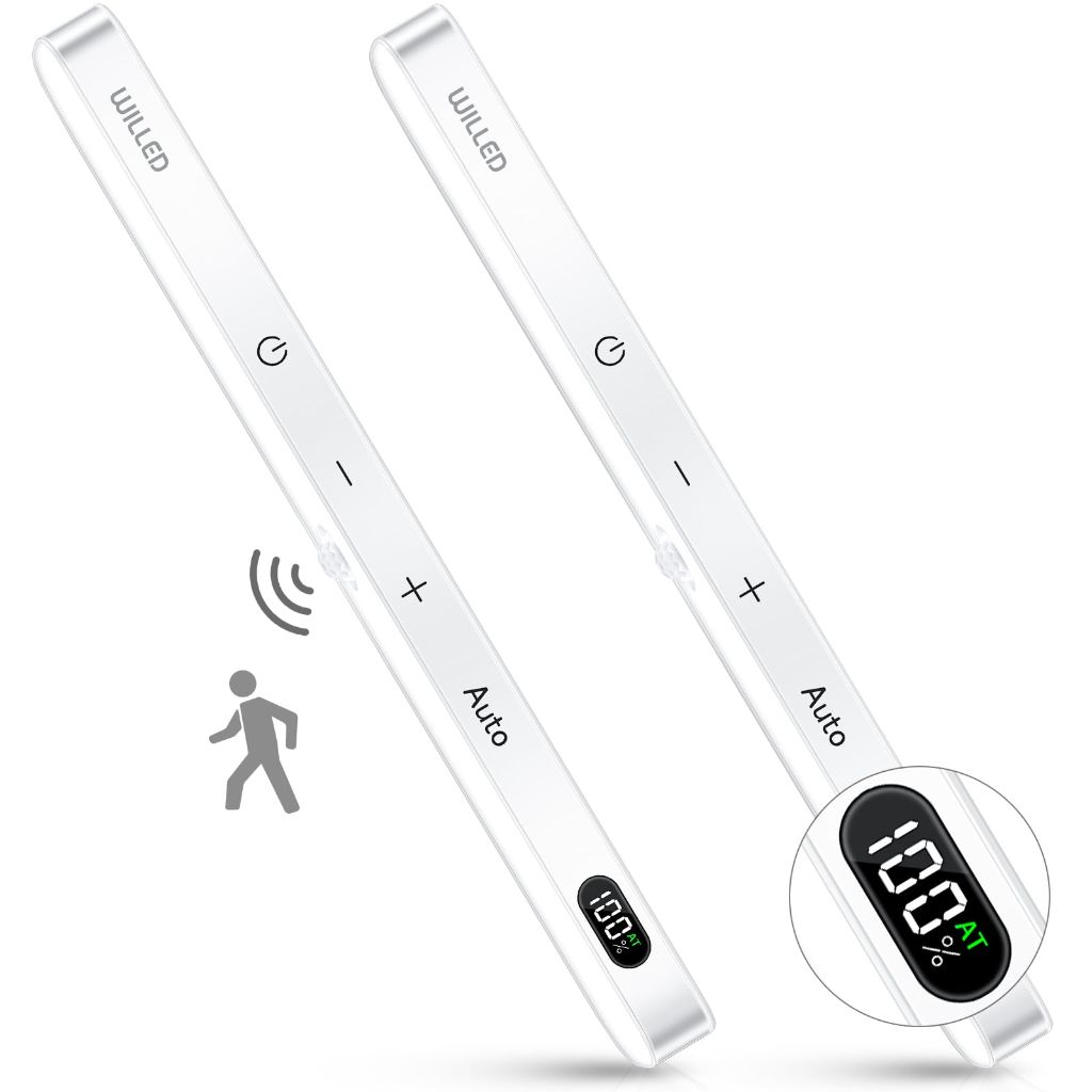 Willed Under-Cabinet Motion Sensor Light - White (2 Pack)