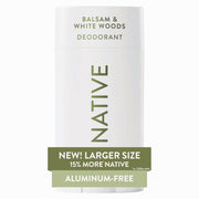 Native Aluminum Free Clean Deodorant - Balsam & White Woods, 3.1 oz