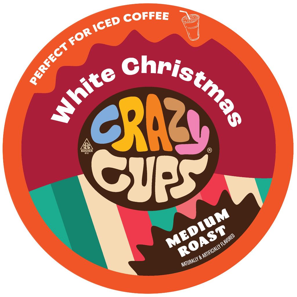 Crazy Cups Flavored Coffee | White Christmas | 22 Single Serve