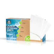 Clean Queen Laundry Detergent Sheets for Up to 100 Loads - Fresh Linen, 50 Concentrated Detergent Sheets