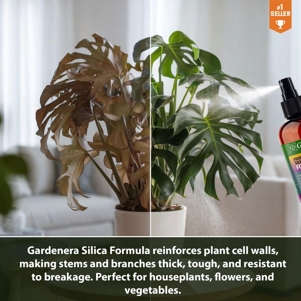 Gardenera Professional Liquid Silica Spray for Money Tree Plants - 8 fl. oz.
