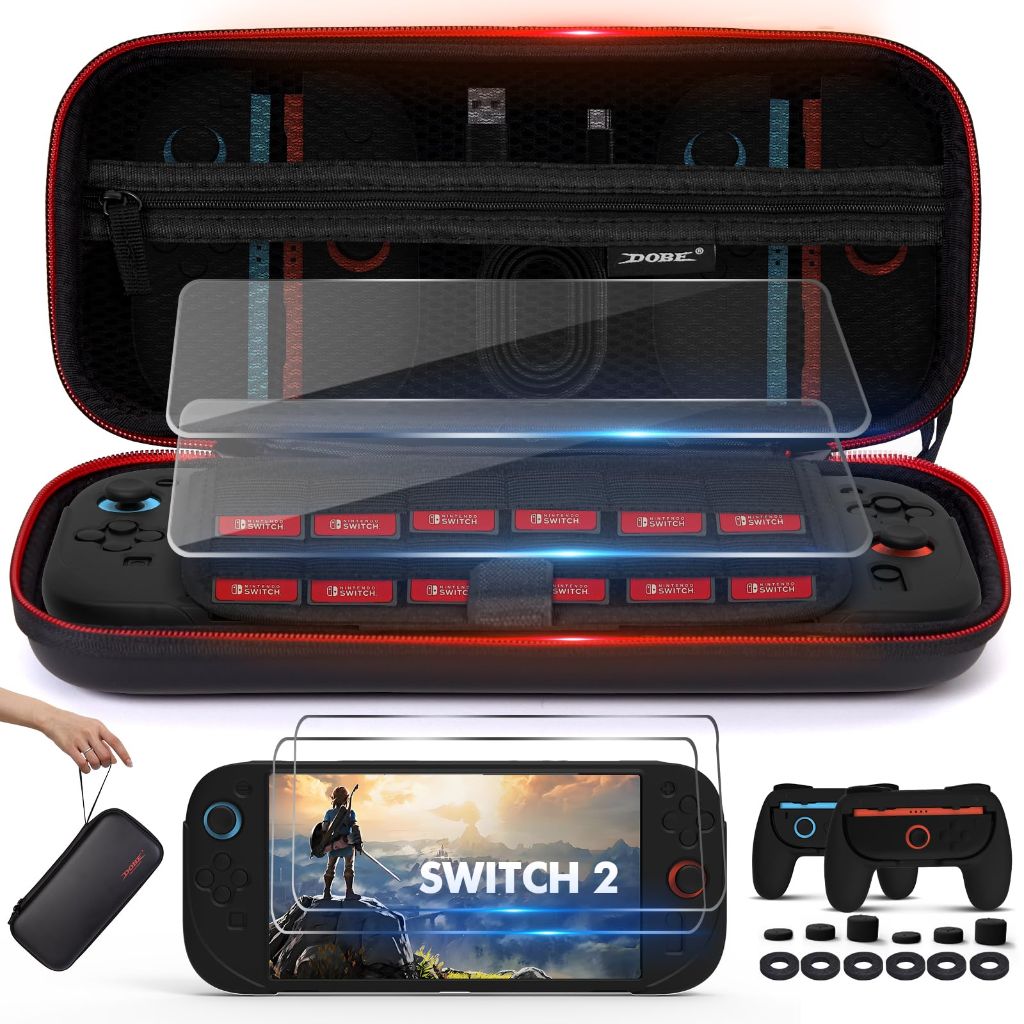 Dobe 18-in-1 Accessories Bundle Compatible with Nintendo Switch 2