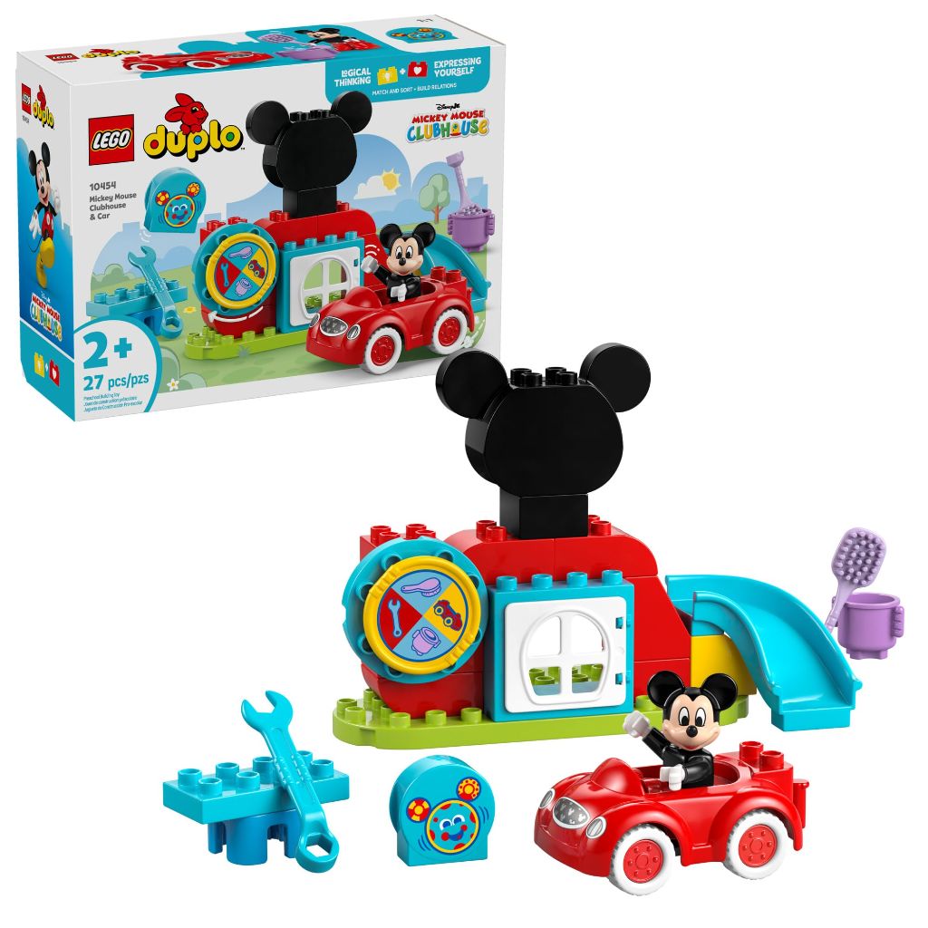 LEGO DUPLO Disney Mickey Mouse Clubhouse & Car Building Set 10454