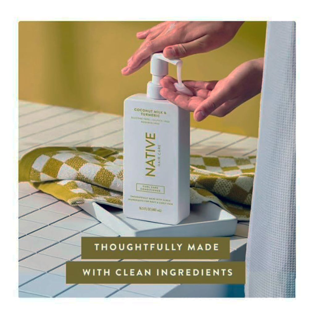 Native Curl Care Shampoo - Coconut Milk & Turmeric, 16.5 fl. oz.