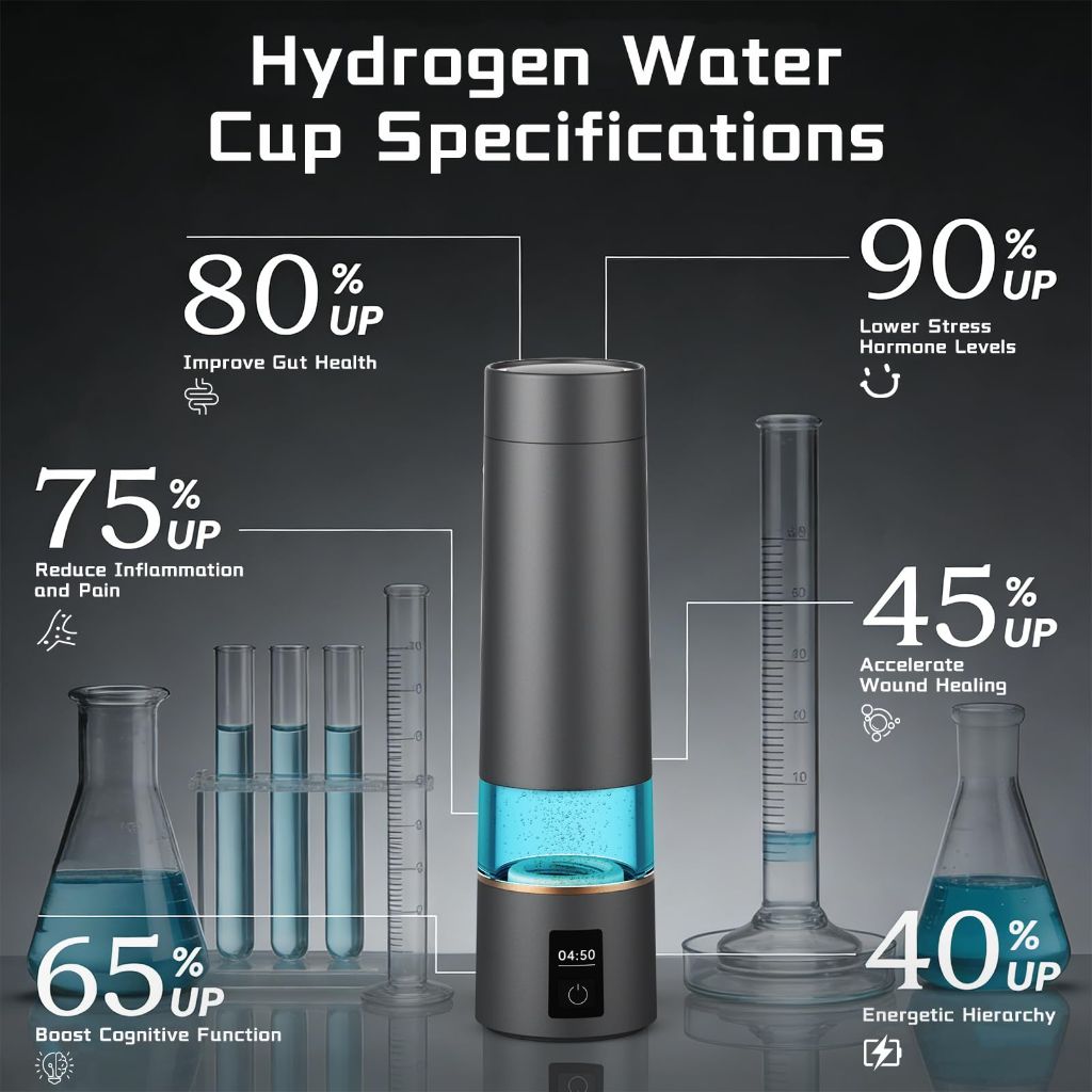 Kobione Portable Hydrogen Water Bottle 270ml