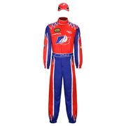 NIHONCOS Men's Racing Jumpsuit Costume (Red, XX-Large)
