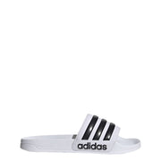 Adidas Unisex Shower Slide Sandal, White/Core Black/White, 17 US Men